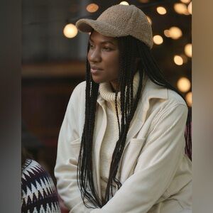 Reitmans Sherpa Teddy Baseball Cap – Beige – One Size